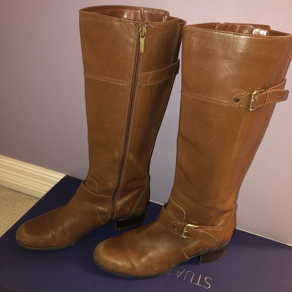 Bandolino chestnut riding boots